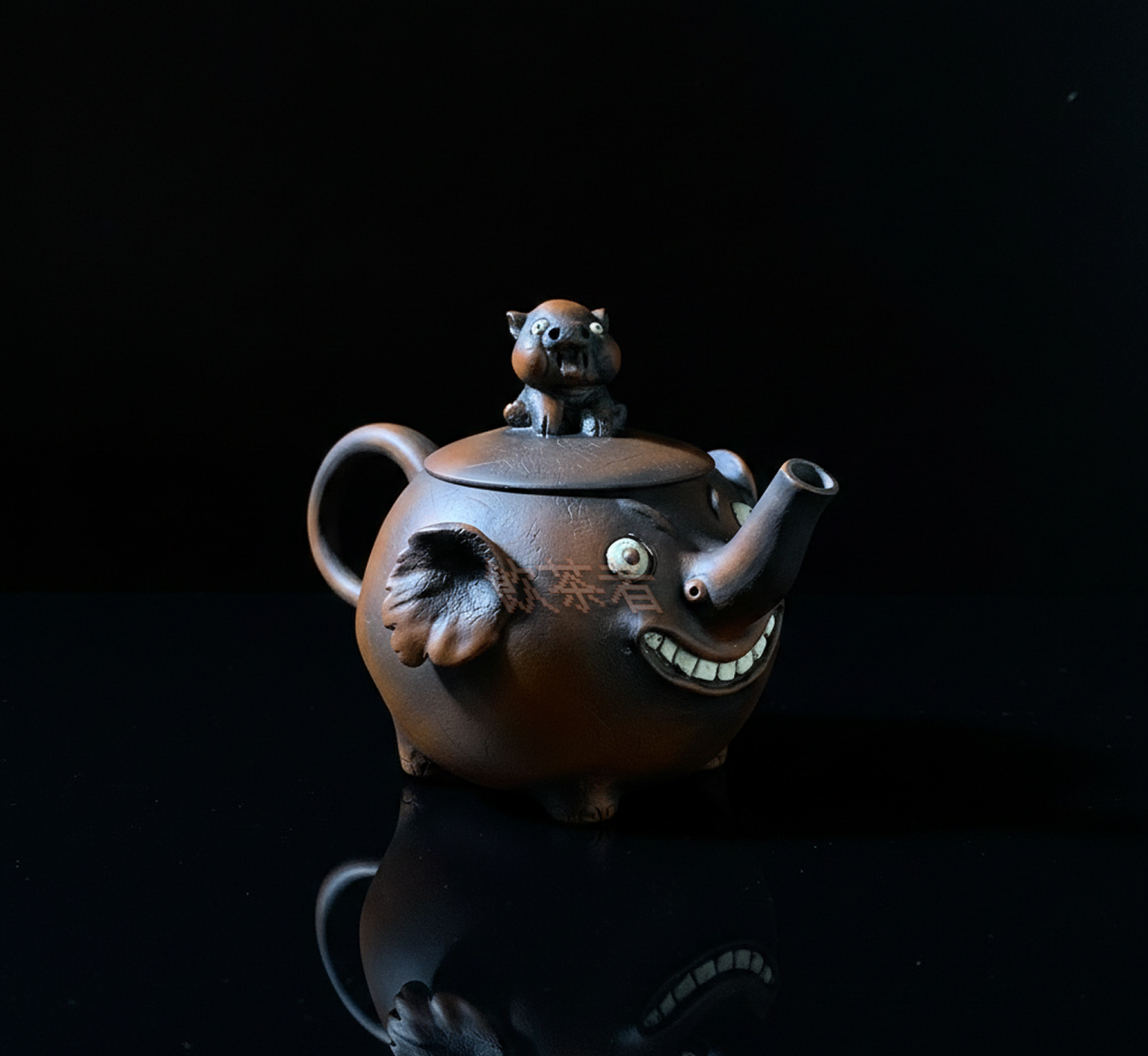 Crazy kiln Chen Jianshui Teapot