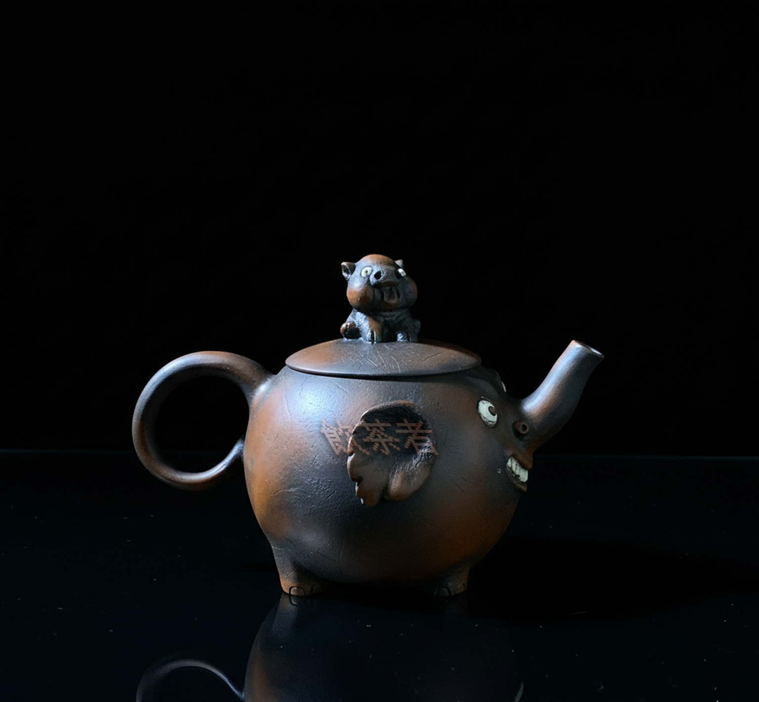 Crazy kiln Chen Jianshui Teapot