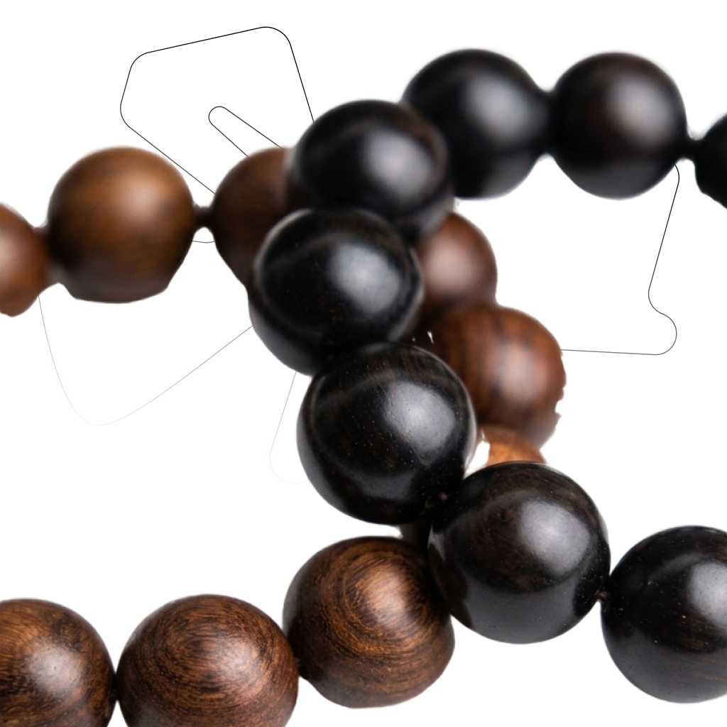 Rosewood Prayer Beads[Dalbergia]