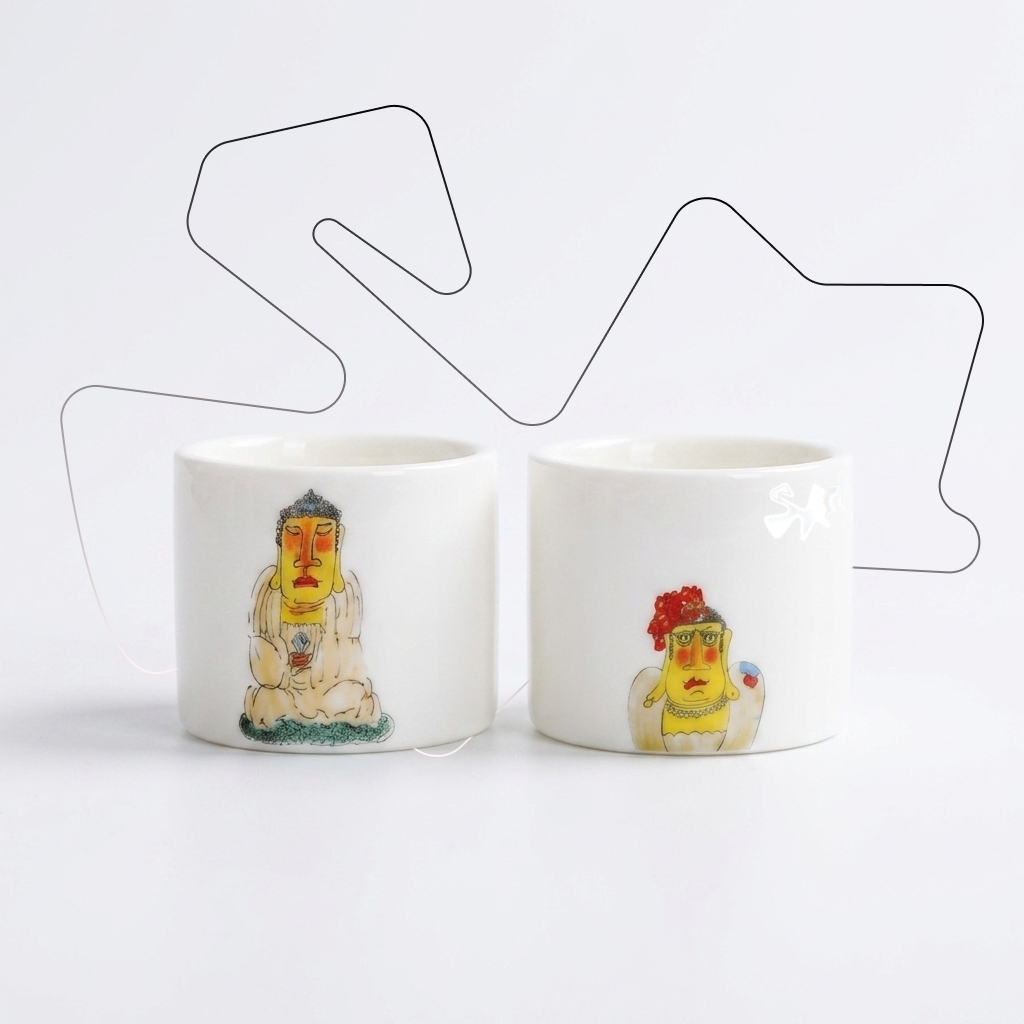 Dehua Porcelain Tea Cup[Hotei]110ml