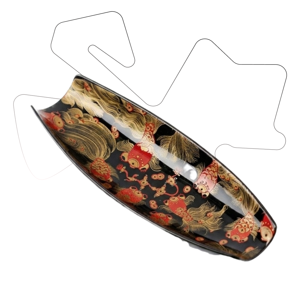 Chinese Lacquer Cha He 15сm [PRE-ORDER]